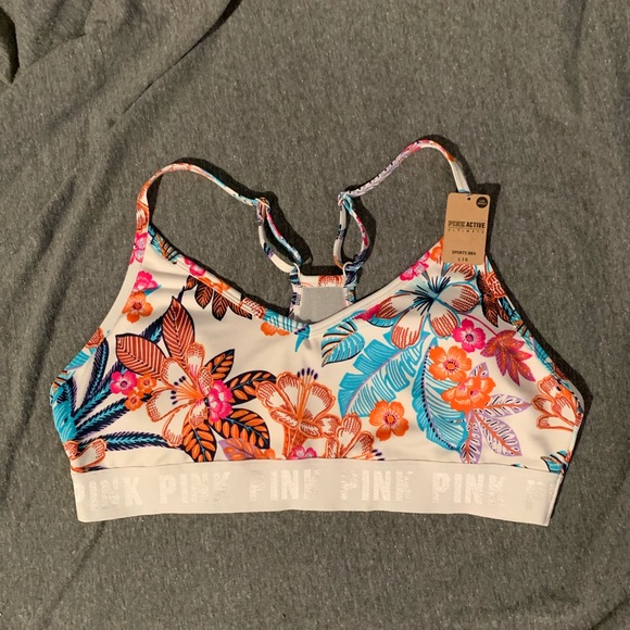 PINK Victoria's Secret Other - Victoria’s Secret Pink Ultimate Floral Sports Bra